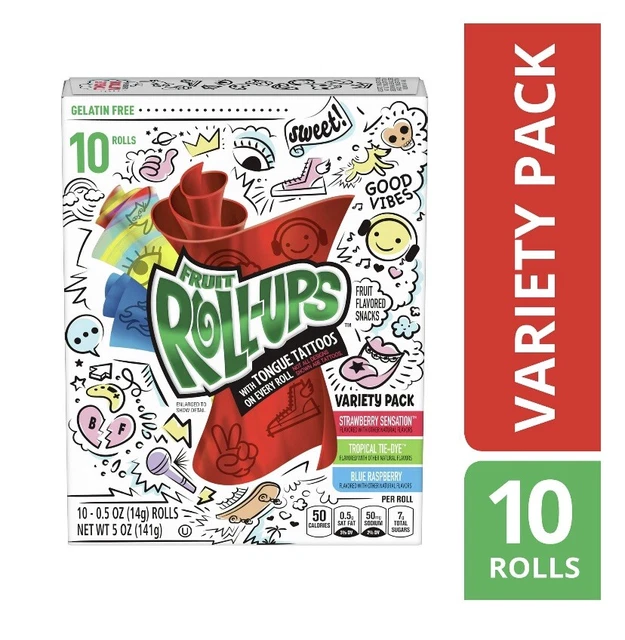 FRUIT ROLL UPS Fruit Snacks Variety Pack 5 oz £8.05 PicClick UK
