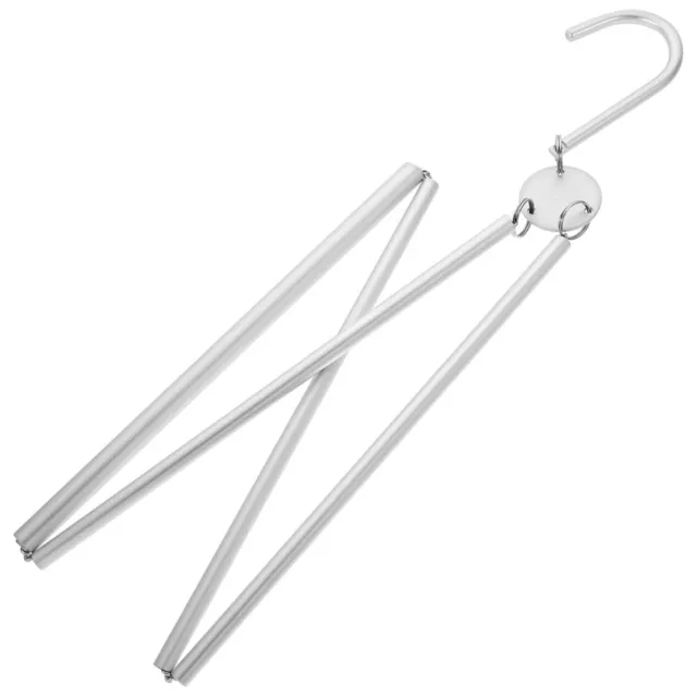CLOTHES HANGER COAT Metal Foldable Hangers Portable Rack $12.49 - PicClick