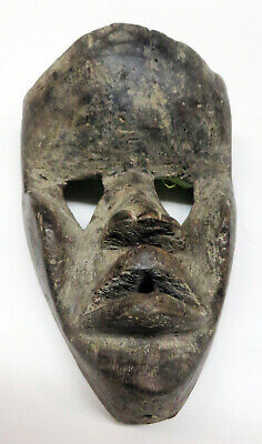 African Original Kran Nimba Mask Ethnographic Family Kept Wood Liberia Ethnix