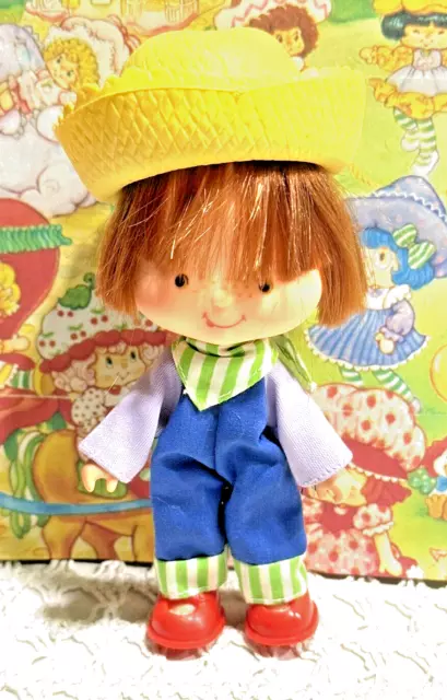 VINTAGE 1980s STRAWBERRY SHORTCAKE 1ST EDITION DOLL HUCKLEBERRY PIE CURVED HANDS