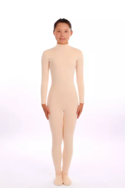 Kids Adult Unisex Flesh Skin Spandex Zentai costume Bodysuit Catsuit Unitard