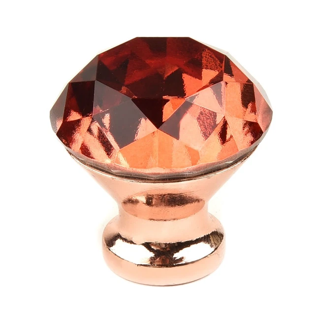 Klassisch Rose Gold Griff Mit Glänzend Strass for Schränke Und Schubladen