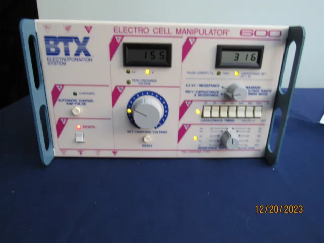 BTX Electro Cell Manipulator 600 Great condition and fully guaranteed