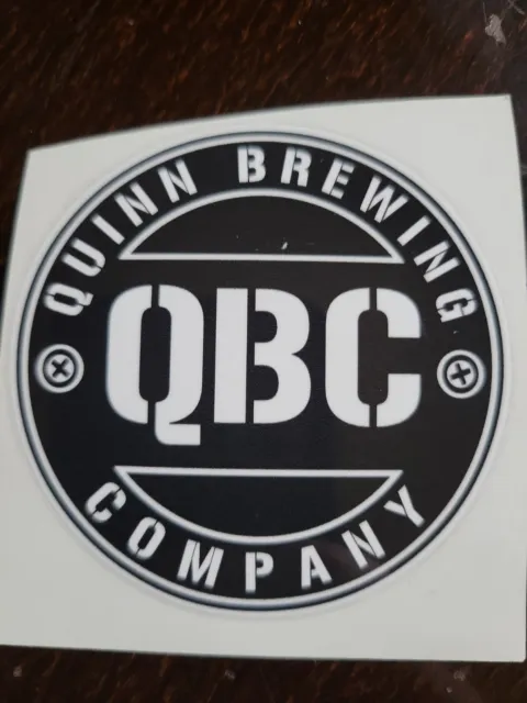 QUINN BREWING COMPANY Tap Handle Sticker decal brewing craft beer