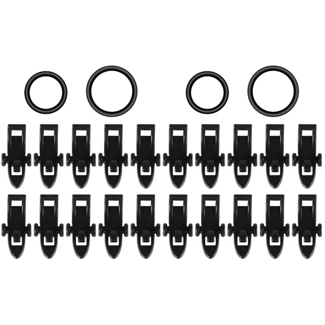 20 Sets Fishing Terminal Tackle Holder Fishing Rod Hook Holders