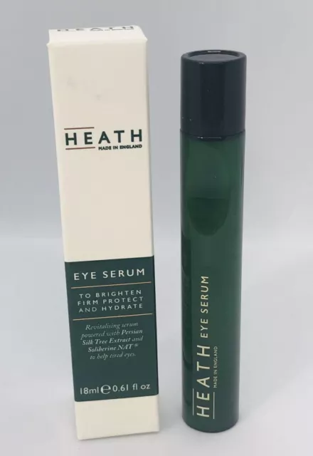 Heath Eye Serum for Men To Brighten Firm Protect & Hydrate Tired Eyes 18ml BNIB