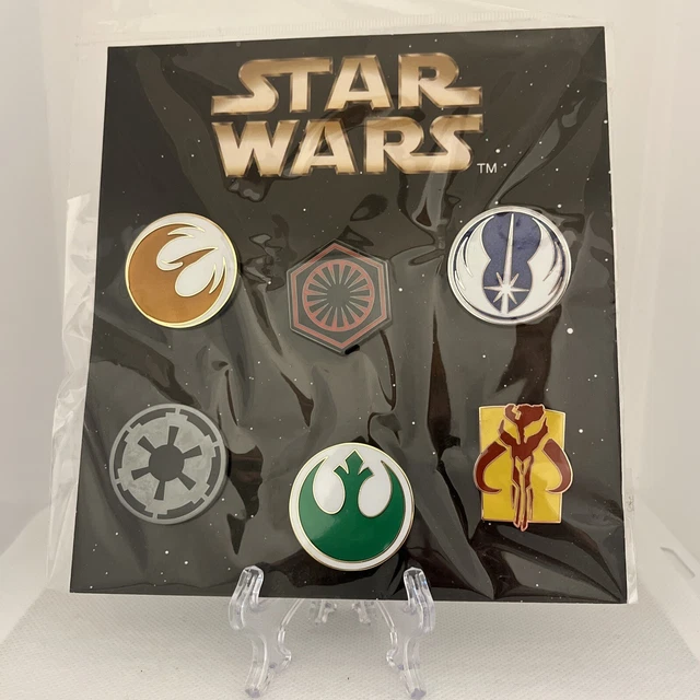 STAR WARS SYMBOLS Disney Pins Emblems Booster Set Pin Trading Set 19.