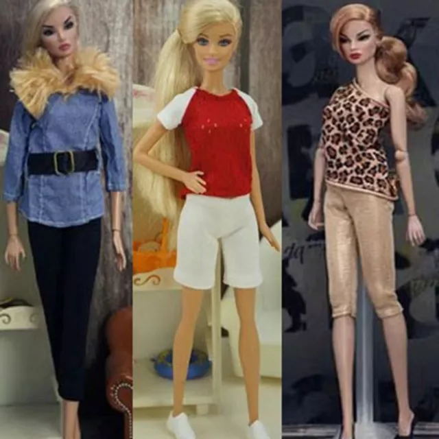 Casual Wears Elegant Party Clothes T-shirt Pants  30cm Doll/1/6 BJD Dolls