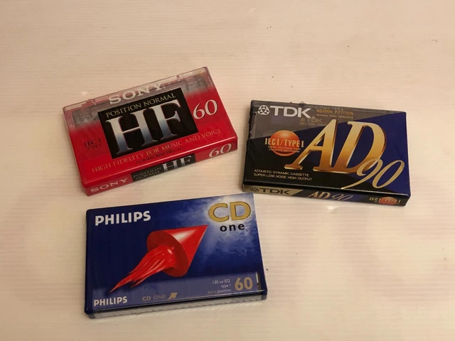Lot de 4 Cassettes Audio Sony HF 60 Neuves - CD - Musique