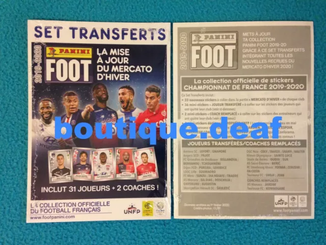 Set Transfert Foot 2019 2020 panini stickers Mise à jour du mercato d'hiver