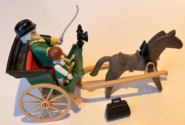 Playmobil 3481, Western Einspänner mit Doktor, mit Aufbauanleitung des Wagens