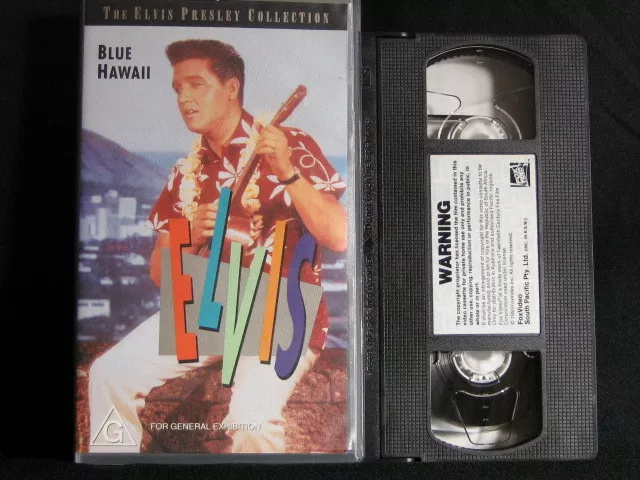 Blue Hawaii. Elvis Presley. VHS Cassette Tape. 1993. Made In Australia