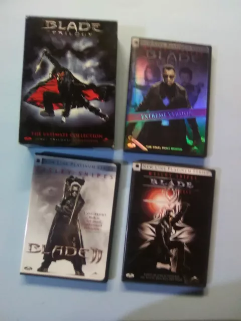 Blade Trilogy - The Ultimate Collection 3 Movies (DVD, 5 Disc)