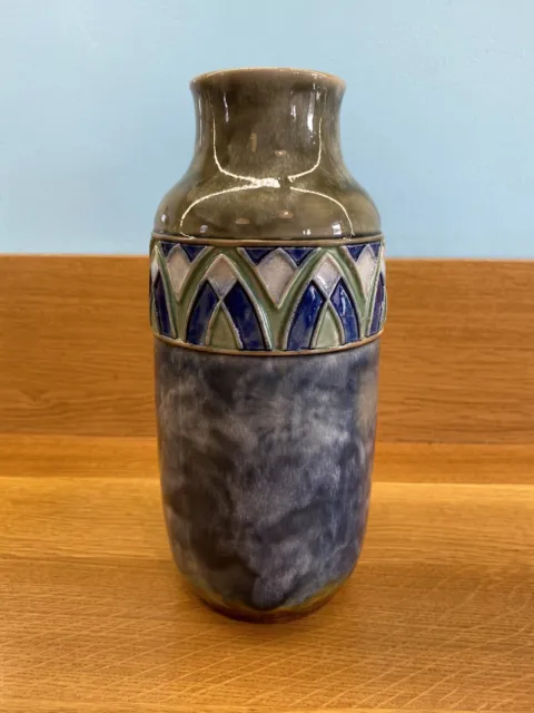 Royal Doulton Vase Initialled FJ Florrie Jones Art Nouveau Arts And Crafts