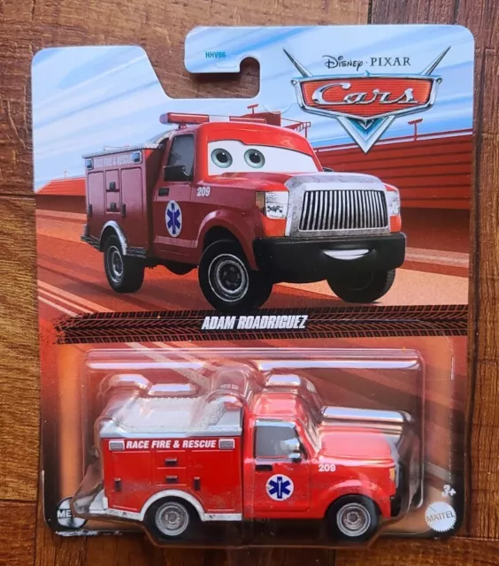 NEW 2024 DISNEY PIXAR CARS CARS ON THE ROAD Adam ROADRIGUEZ FIRE RESCUE