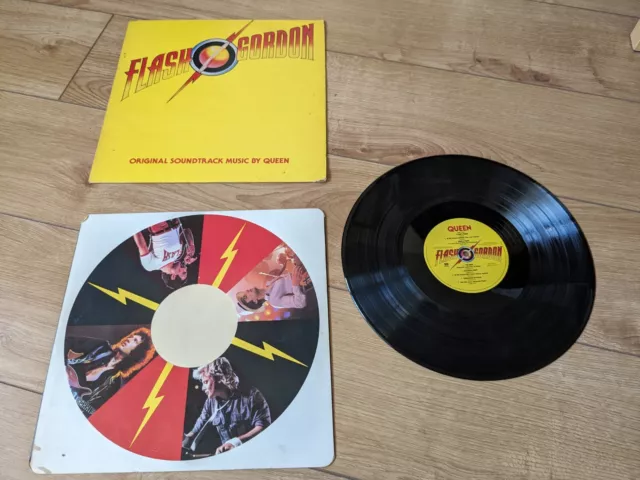 Queen "Flash Gordon" Soundtrack LP 1st Press 1980 ~ EMI EMC 3351