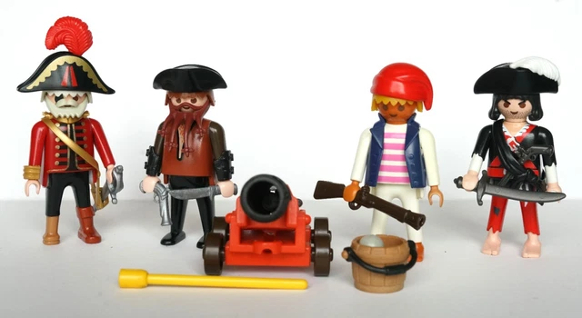 Figurine Playmobil Pirate Jambe De Bois N°2 Avec épée - Bateau Flibustier - Occasion Bon état
