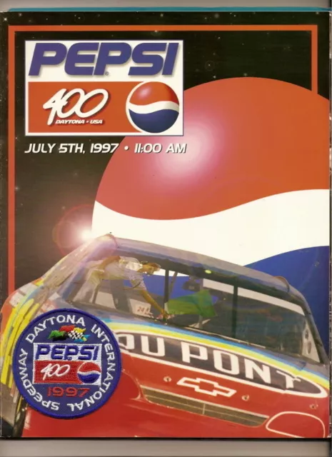 1997 PEPSI 400 Program John Andretti Win Nascar $33.98 - PicClick
