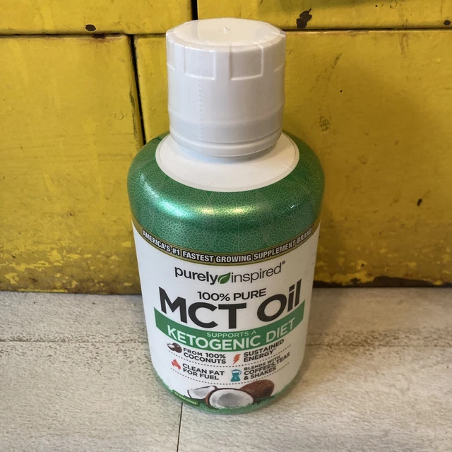 Purely Inspired MCT Oil Ketogenic 31 Servings 16oz Bottle Flavorless EXP 10/23 Purely Inspired MCT Oil Ketogenic 31 Servings 16oz Bottle Flavorless EXP 10/23