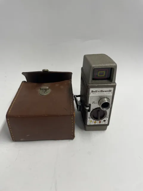 Cámara de película Bell & Howell 252 8 mm vintage probablemente funciona piezas sin probar