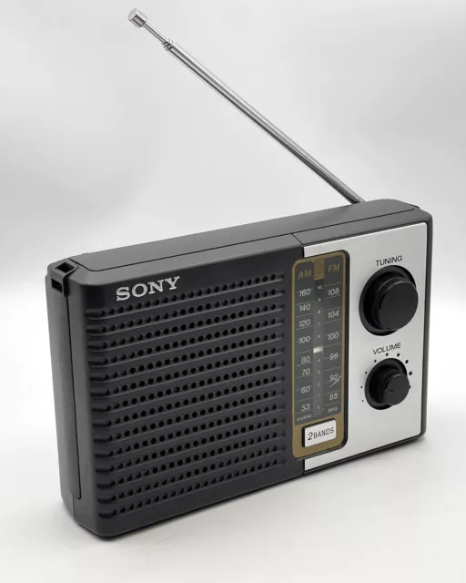 RADIO TRANSISTOR DE batería portátil Sony ICF-F10 de dos bandas AM/FM -  excelente estado EUR 71,18 - PicClick ES