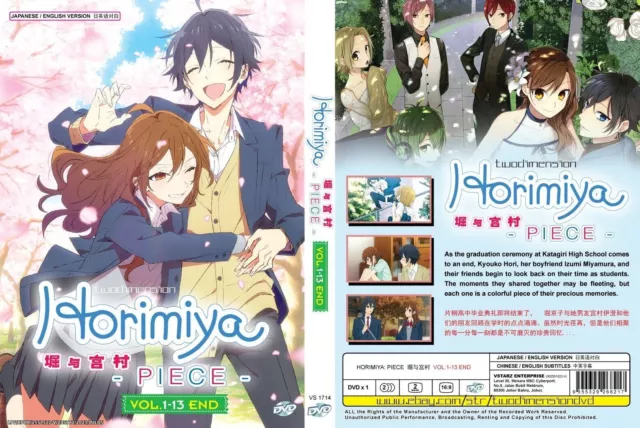 ANIME* DVD HORIMIYA (HORI SAN TO MIYAMURA KUN) VOL.1-13 END ENGLISH  SUBTITLE