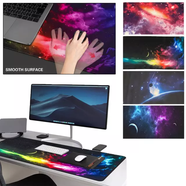 Gaming Mouse Mat XL Large 80x40 cm Keyboard Pad PC Desktop Table Laptop MacBook