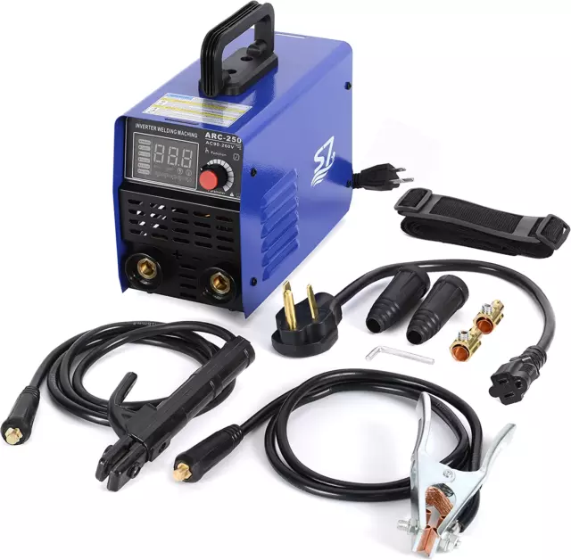 250A 110/220V Stick Welder ARC Welding Machine DC Inverter Welder Dual Voltage M