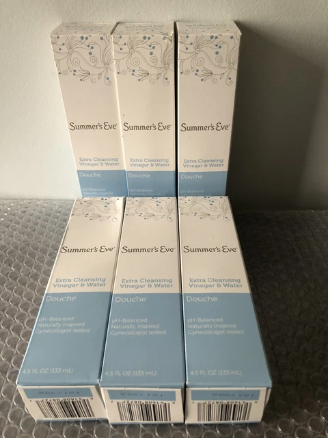 6- Ingredientes naturales limpiadores adicionales de vinagre y agua para ducha de víspera de verano 4,5 oz
