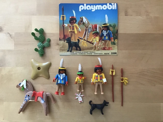 PLAYMOBIL Indiens 1974 Vintage Et Tente 1989