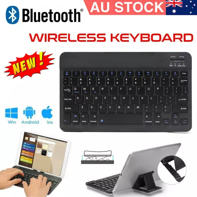 Wireless Mini Bluetooth Keyboard Touchpad For Laptop Tablet Mac Iphone Android