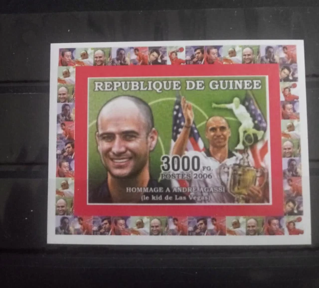 Guinea Andre Agassi amerikanischer Tennis Spieler aus Las Vegas **