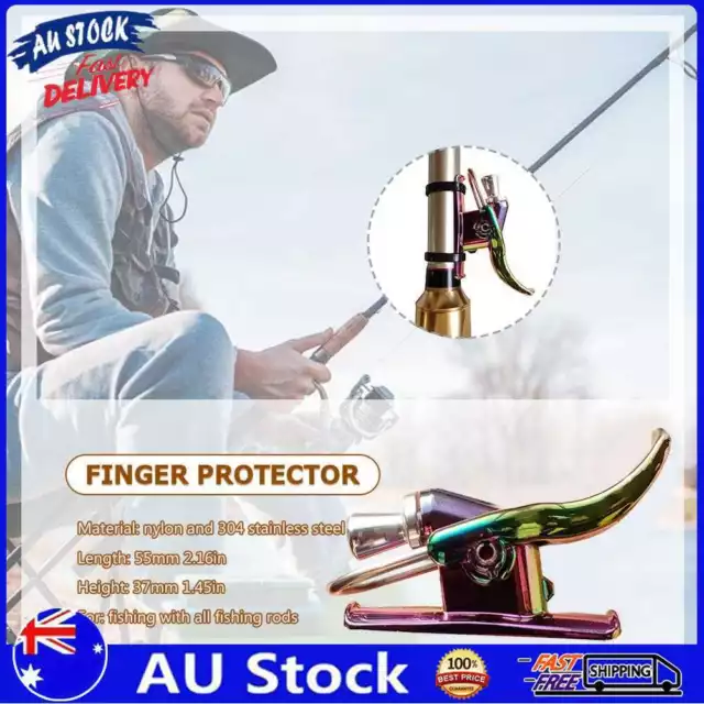 BREAKAWAY CANNON FISHING Rod Trigger Aid Finger Protector Thumb Clamp  Button $9.29 - PicClick AU