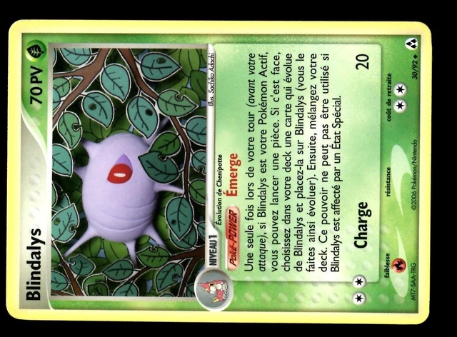 Pokemon Ex Crea Legendes Unco N°  30/92 Blindalys
