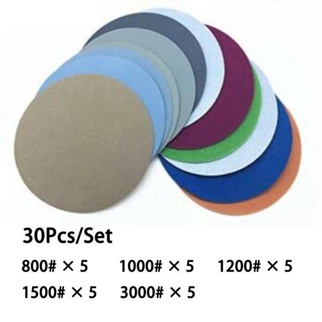 Utile Strumenti Dischi Abrasivi 3000 #800# Attacco Bagnato / a Secco 30pcs