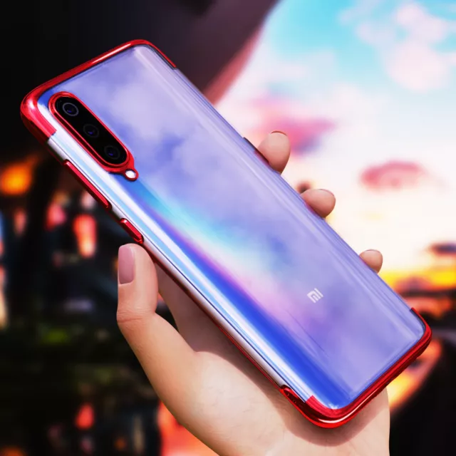 Handyhülle für Xiaomi Mi 9 Hülle Silikon Bumper Cover Schutzhülle Case Tasche