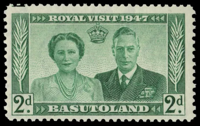 BASUTOLAND 36 (SG33) - Royal Visit "Queen Elizabeth and George VI" (pf42514)