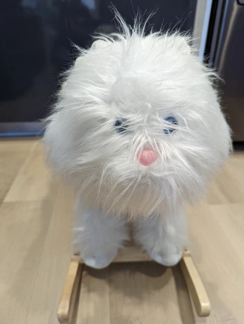 Soft Landing Joyrides Cat Rocking Toy White Character Rocker furry GUC