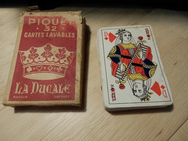 ancien jeux de cartes la ducale piquet , Playing card  poker , spielkarten ,