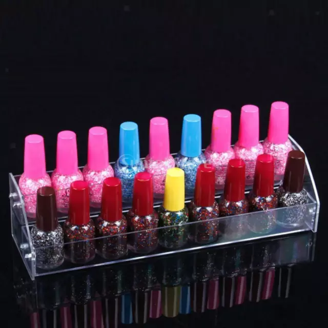 Klar Nagellack Lack Lippenstift Entsorgung Ständer Gestell Halter Organizer 2 T