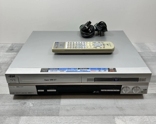 Magnétoscope JVC BR-S610E SVHS – Pour Pièces Détachées – Ne Fonctionne Pas – À Démonter Ou Réparer