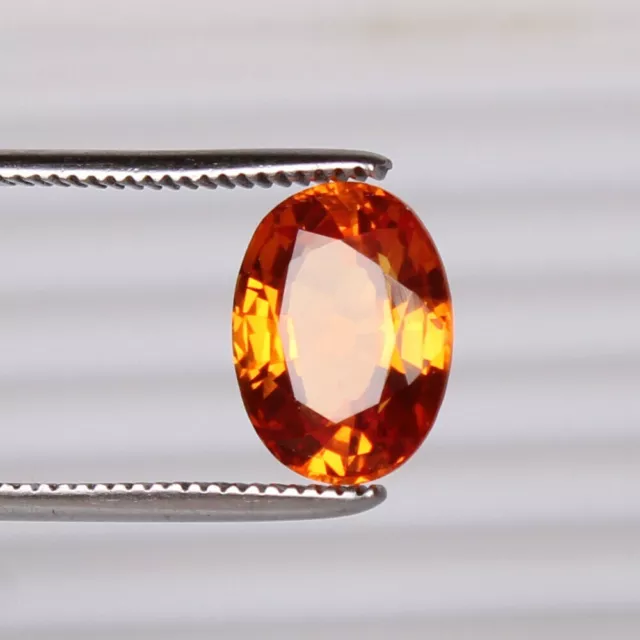 4.60 Ct.Natural Padparadscha Sapphire Orange Oval Cut Top Quality Loose Gemstone