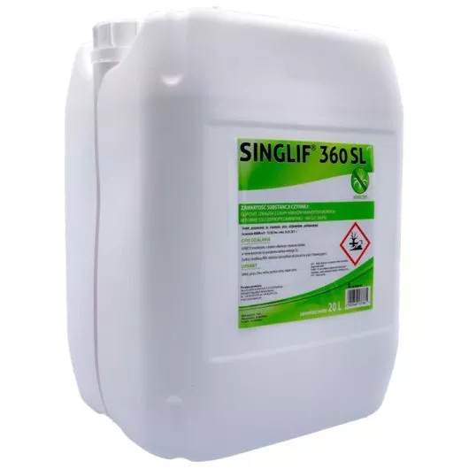 Singlif 360 SL (glifosat) 20L Mauvaises Herbes Désherbant Pelouse Jardin Concent