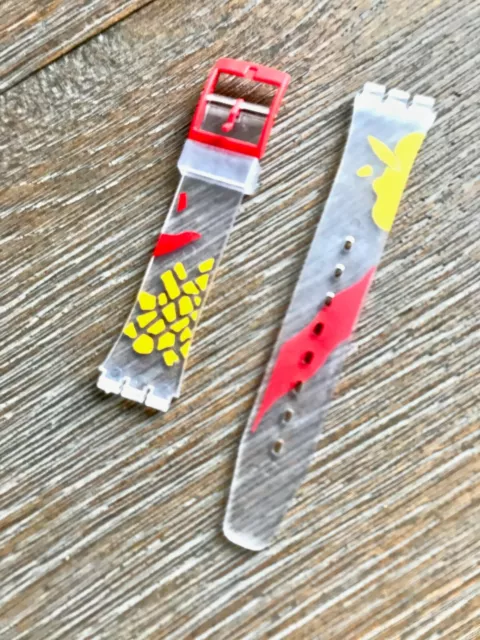 Cinturino swatch trasparente sale