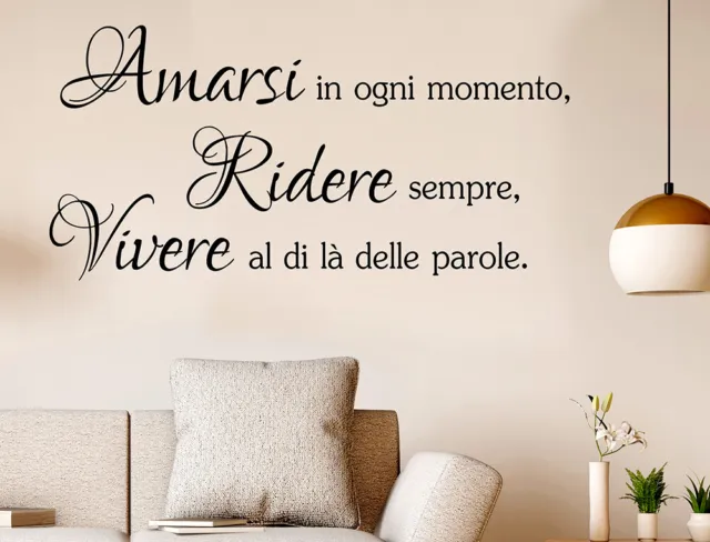 Adesivi murali frasi amore famiglia wall stickers per muro adesivo da parete