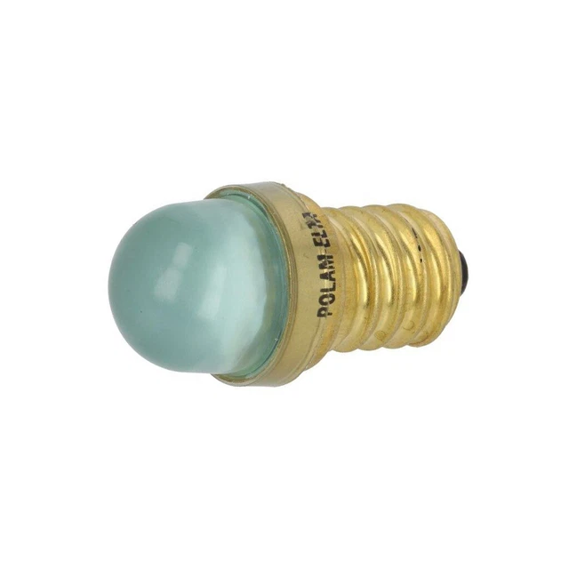 Luci LED LG-E14-24AC/DC verdi E14 24VDC 24VAC POLLAM-ELTA