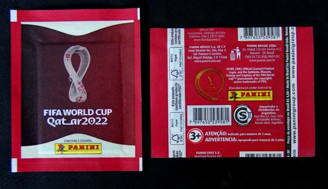 Panini Sticker Packet PACKET PANINI FIFA World Cup Qatar 2022 Version Bresil.5 Stickers EUR 1 ...
