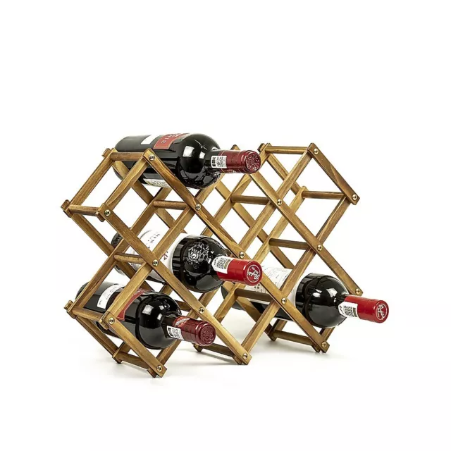 Wooden Wave Wine Rack/Creative Home Grape Wine Holder Shelf Cabinet/Bottle Rack 2