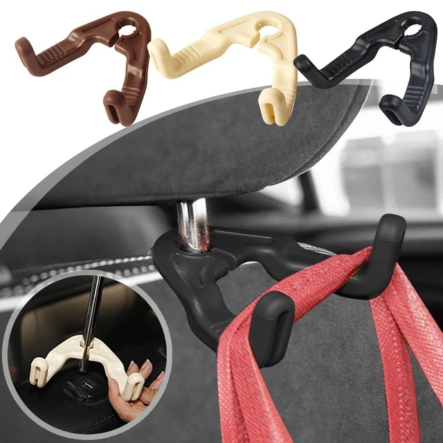 2 piezas Soporte para reposacabezas trasero asiento de automóvil Gancho para bolso Fundas de asiento occidentales para automóviles