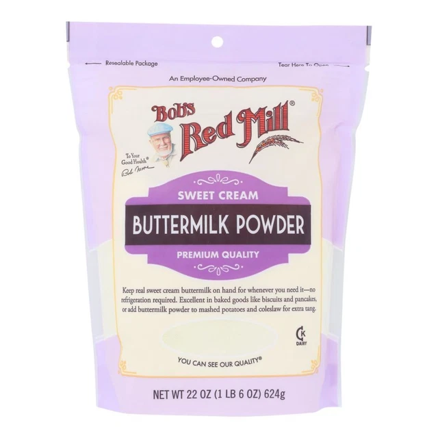 Bobs Red Mill - Milk Powder Buttermilk Case of 4-22 oz